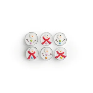 Fiona Cairns Snowman Fairy Cakes (6 pack)