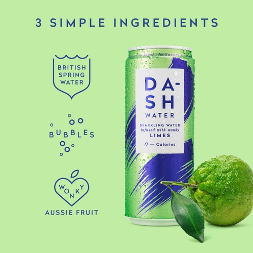 DASH Lime Infused Sparkling Water