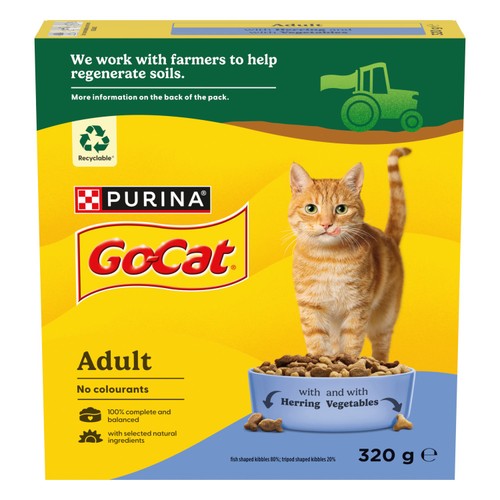 Go-Cat Herring with Vegtables Dry Cat Food