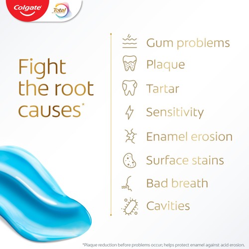 Colgate Total Active Prevention Teeth Whitening Toothpaste Pump