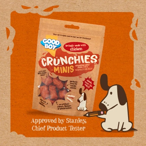 Good Boy Crunchies Chicken Mini Reward Dog Treats