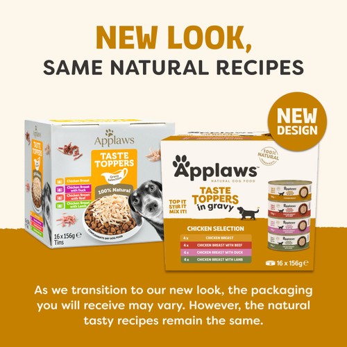 Applaws Taste Topper Dog Gravy Tin Mixed Multipack