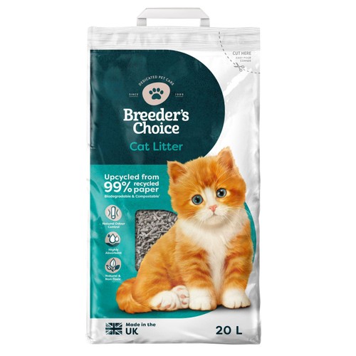 Breeder's Choice Paper Non Clumping Cat Litter (20 L)