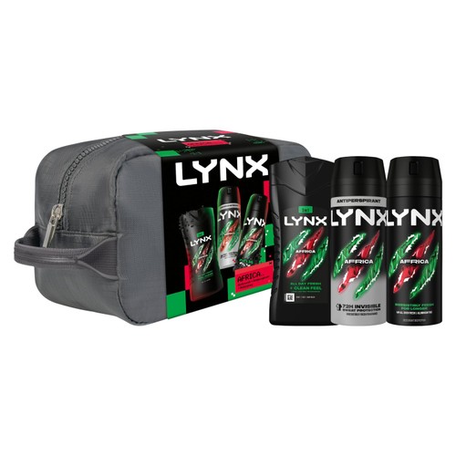Lynx Africa Washbag Gift Set