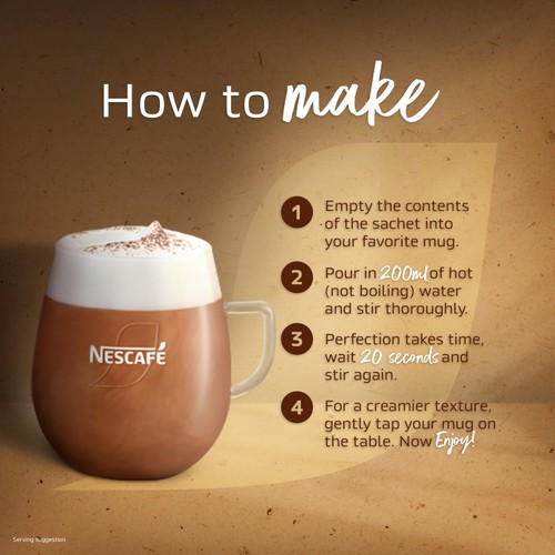 Nescafe Latte Instant Coffee Sachets