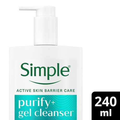 Simple Purify+ Gel Cleanser