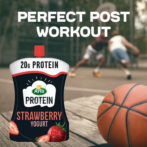 Arla Protein Strawberry Yogurt Pouch