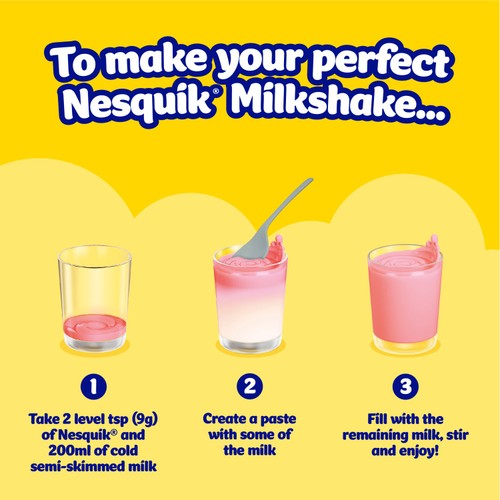 Nesquik Strawberry Milkshake Tub