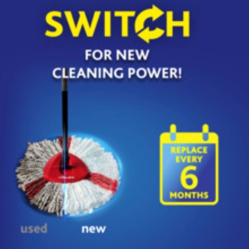 Vileda Turbo 2in1 Microfibre Mop Refill