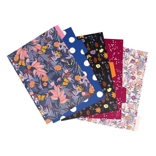 Pukka Pad, Bloom A4, 5 part Dividers