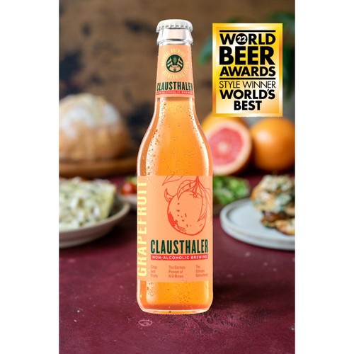 Clausthaler Grapefruit Radler Alcohol Free 0.0% 