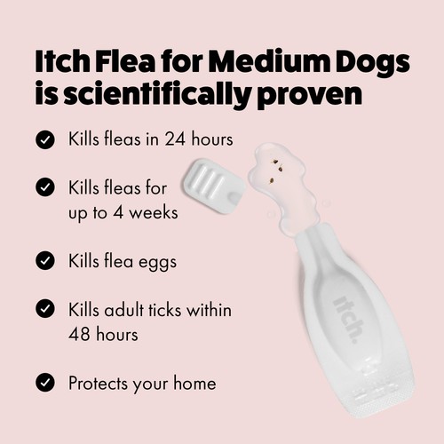 Itch Flea & Tick Treatment for Medium Dogs (10-20kg)