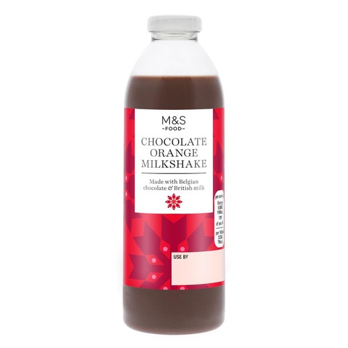 M&S Chocolate Orange Milkshake