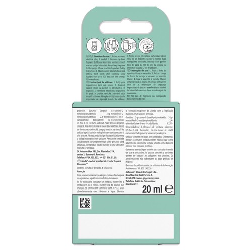 Glade Plug In Refill, Electric Scented Oil, Tropical Blossoms