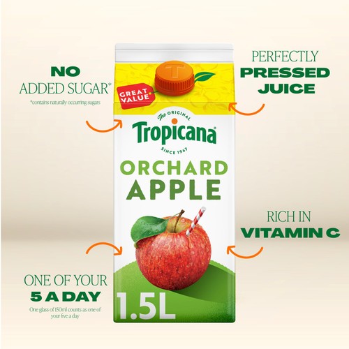 Tropicana Pressed Apple Fruit Juice