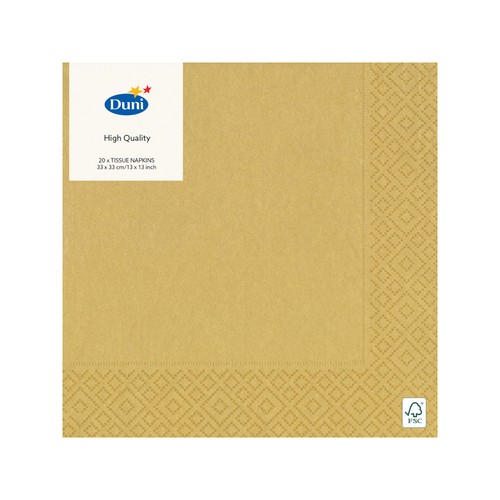 Gold Paper Napkins
