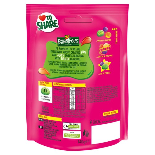 Rowntree's Jelly Tots Tangy Pouch