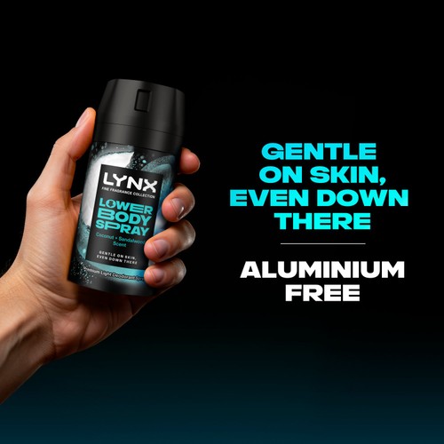 Lynx Lower Body Deodorant Body Spray Coconut