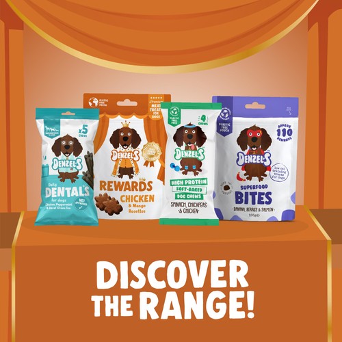 Denzel's Premium Rewards Chicken & Mango Meat Dog Treats