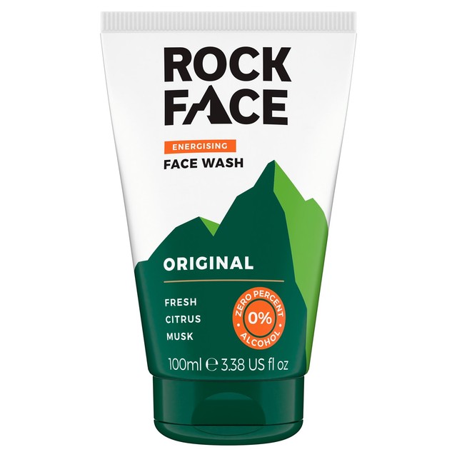 Rock Face Energising Face Wash Original Citrus Fresh Men's Face Wash 100ml