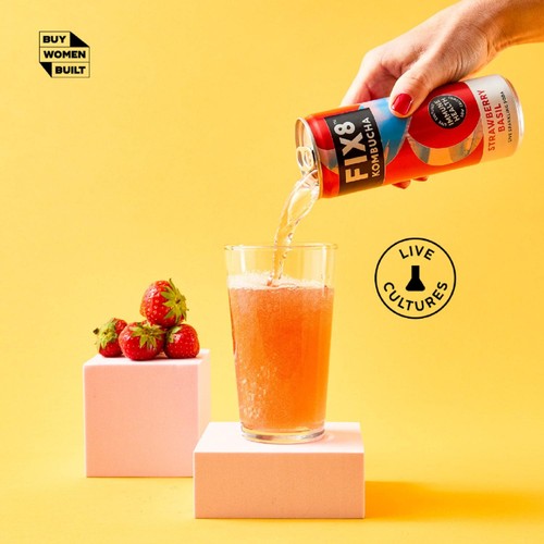 Fix8 Strawberry Basil Kombucha Multipack