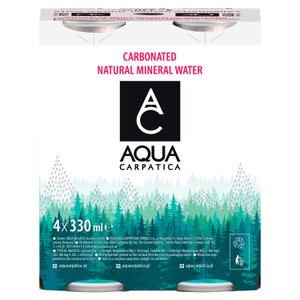AQUA Carpatica Sparkling Flavours Lime & Mint