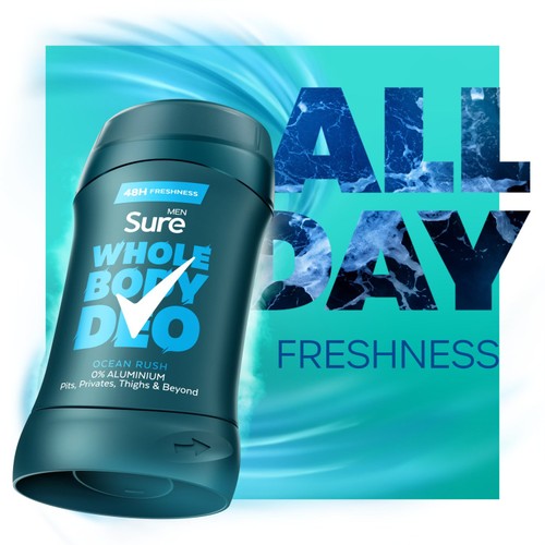Sure Men Whole Body Ocean Rush Deodorant Stick