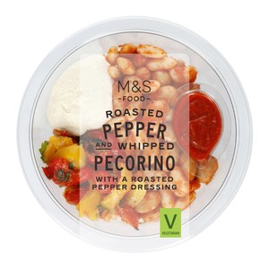 Roasted Pepper & Whipped Pecorino Salad