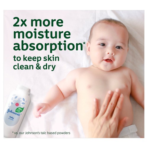 Johnson's Baby Powder Natural Cornstarch