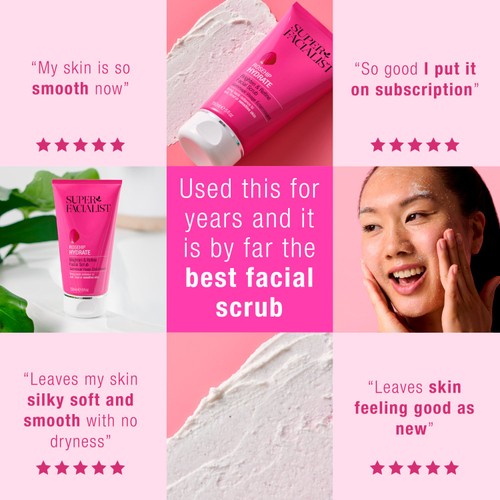 Super Facialist Rose Facial Exfoliating Scrub
