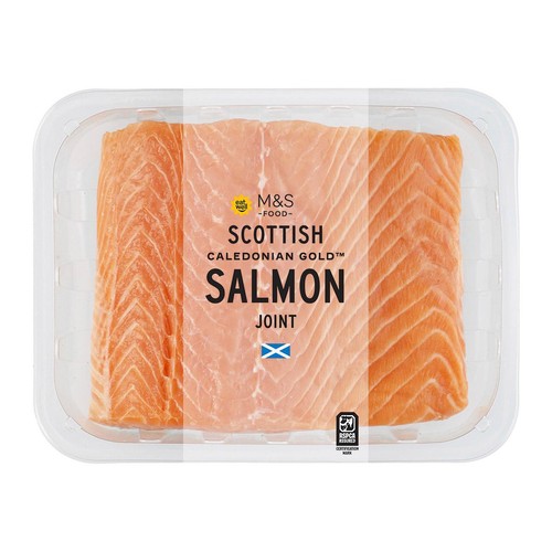 M&S Scottish Salmon Fillet Joint Skin On