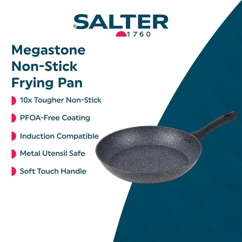 Salter Megastone 30cm Frypan Silver