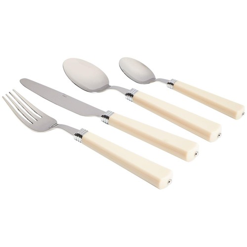 M&S Vintage Cutlery Set, Cream