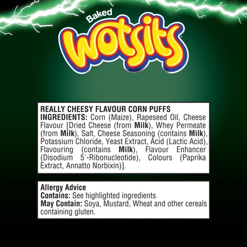 Wotsits Bag of Bones Really Cheesy Sharing Snacks