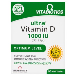 Vitabiotics Ultra Vitamin D Tablets 1000 IU 