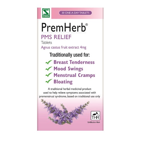 PremHerb PMS Relief Agnus Castus Fruit Extract Tablets 4mg