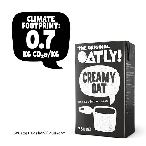 Oatly Creamy Oat Single Cream Chilled