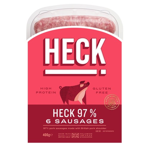 HECK! 97% Pork Gluten Free Sausages
