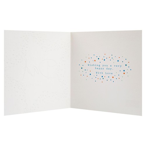M&S Dad Star Foiled Birthday Card