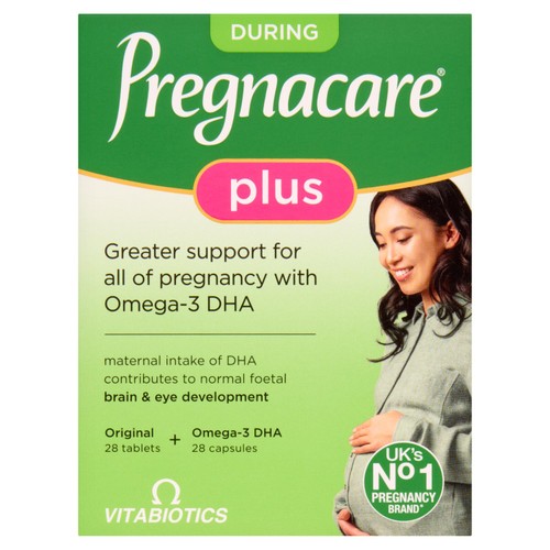 Vitabiotics Pregnacare Plus Brain & Eye Omega-3 DHA Tablets 