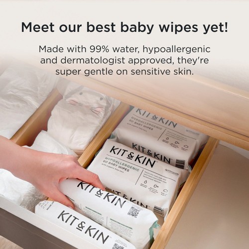 Kit & Kin Hypoallergenic Nappies Size 1 (2-5kg)
