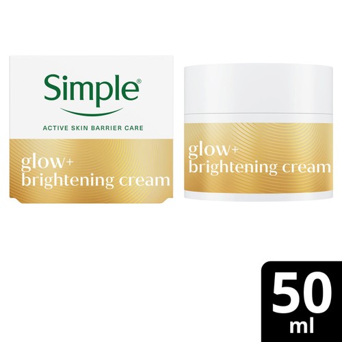 Simple Glow+ Brightening Moisturiser Gel Cream