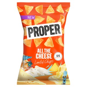 PROPER All The Cheese Lentil Chips 85g