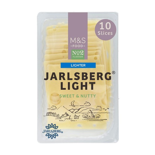 M&S 10 Slices Jarlsberg Light