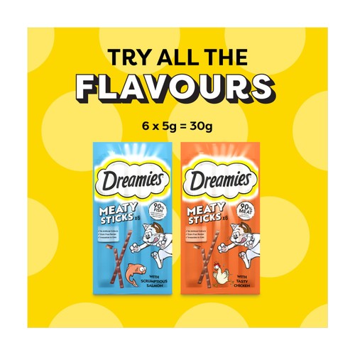 Dreamies Meaty Sticks with Chicken Cat Treats