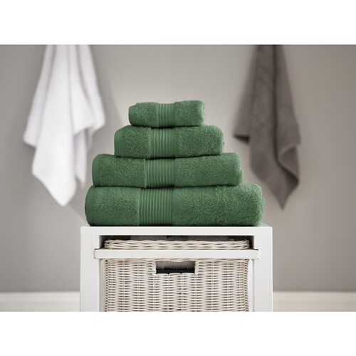 Bliss 100% Pima Cotton Bath Towel, Seagrass Ocado