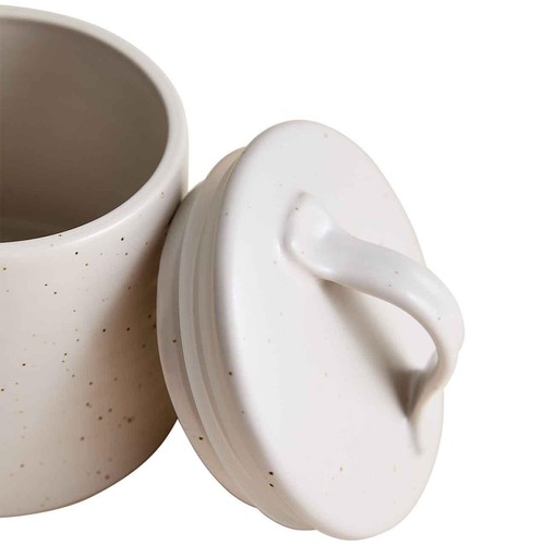 M&S Small Ceramic Storage Jar, Neutral