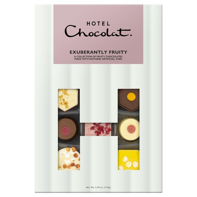Hotel Chocolat Exuberantly Fruity H-box Assorted Chocolates 170g