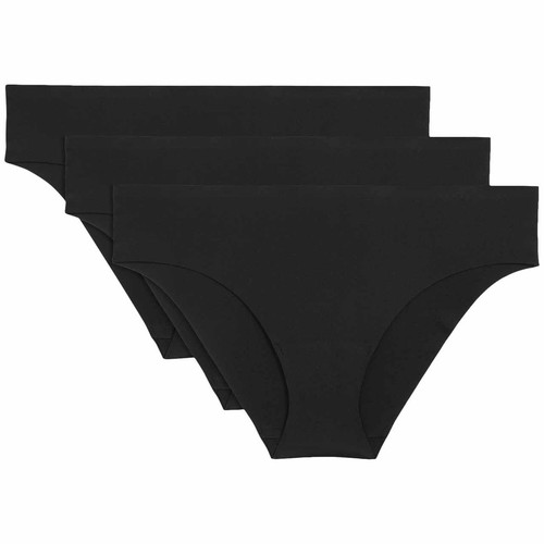 M&S Womens Brazilian Knickers, 18, Black