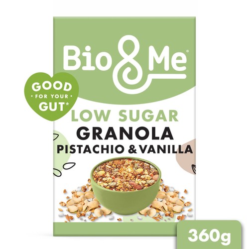 Bio&Me Pistachio & Vanilla Low Sugar Granola